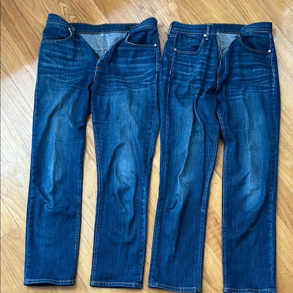 rag & bone Blue Straight Jeans Timeless Design